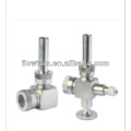 Food grade stainless steel liquid level valve